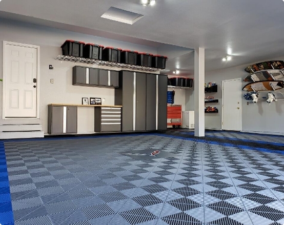 Vacuuming Swisstrax Floor